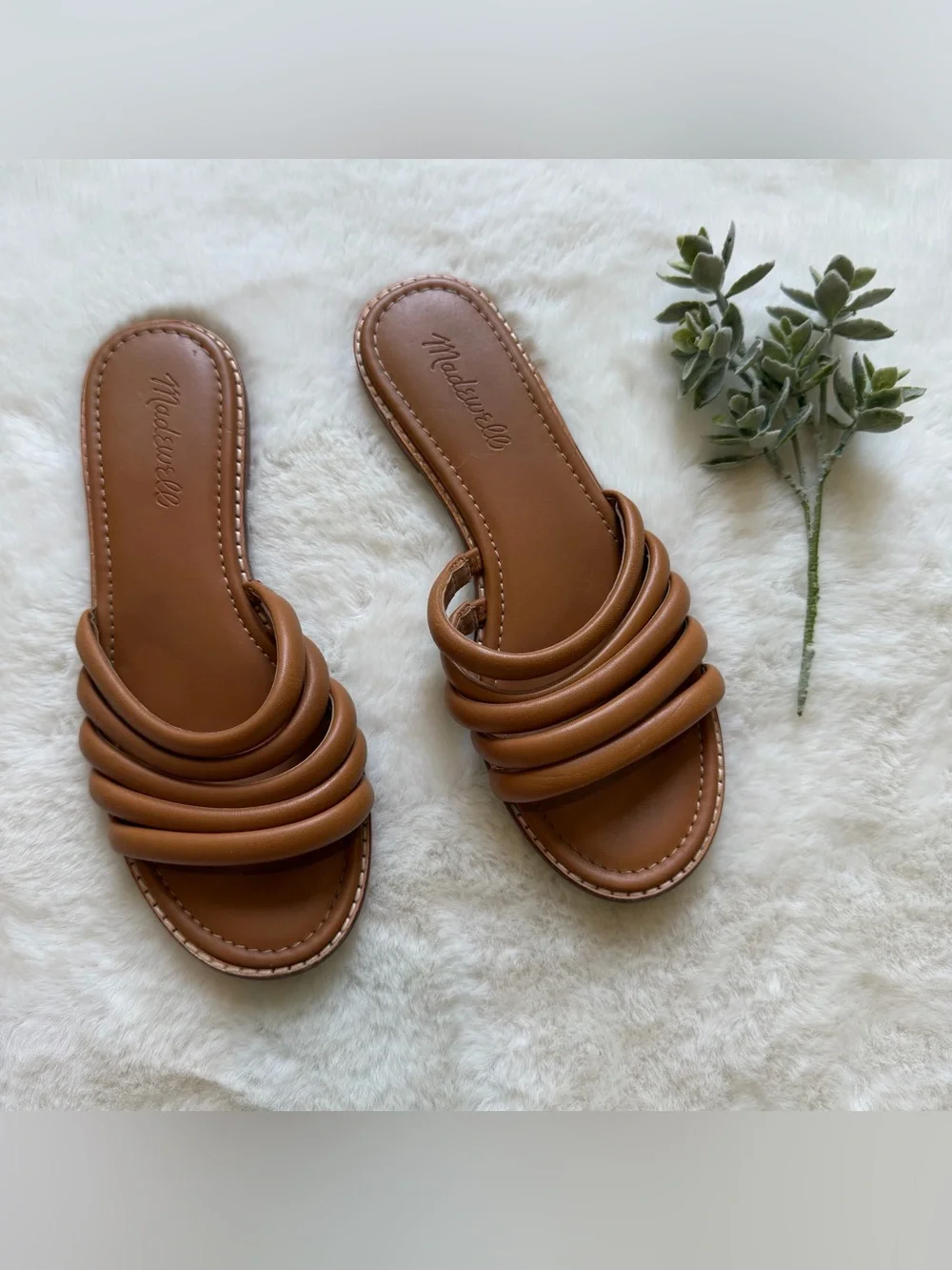 Madewell | EUC - The Addie Slide - Brown Leather - Size 7_2